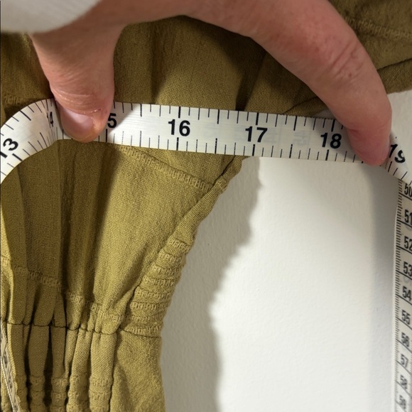 Free People Outta Here Midi Dress - Crushed Rosemary - M - NWT - 100% Cotton - Picture 14 of 14